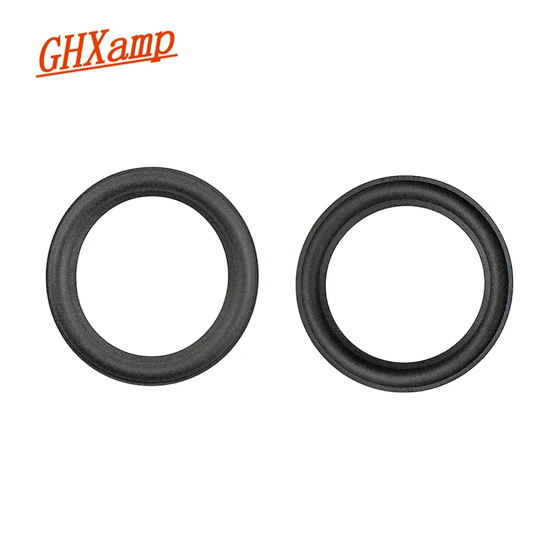 GHXAMP 3.5 인치 85mm 스피커 서라운드 수리 경적 고무 가장자리 스피커 링 수입 교체 82C-02 2PCS
