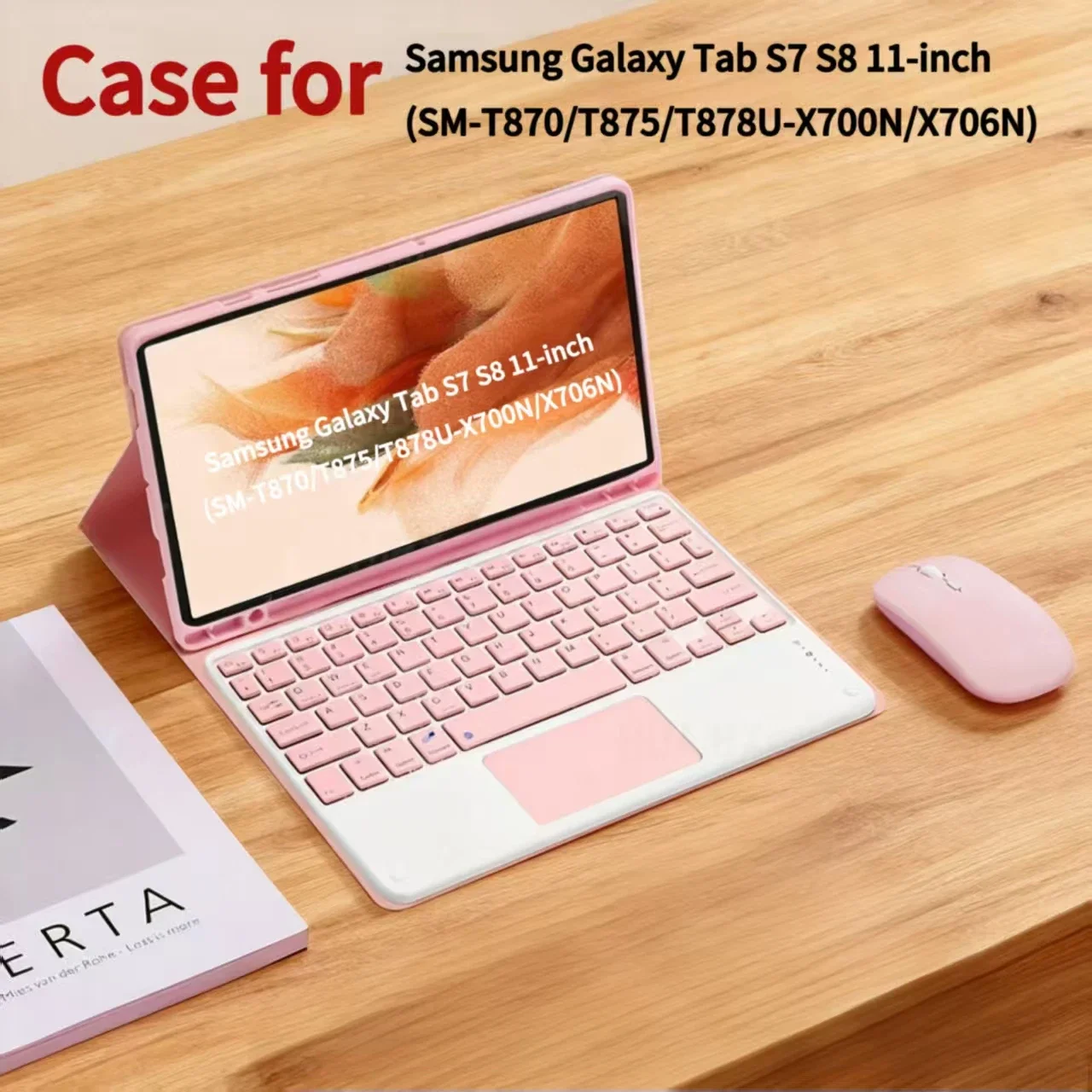 Premium Protective Tablet Case with Detachable Keyboard - 11-Inch Cover