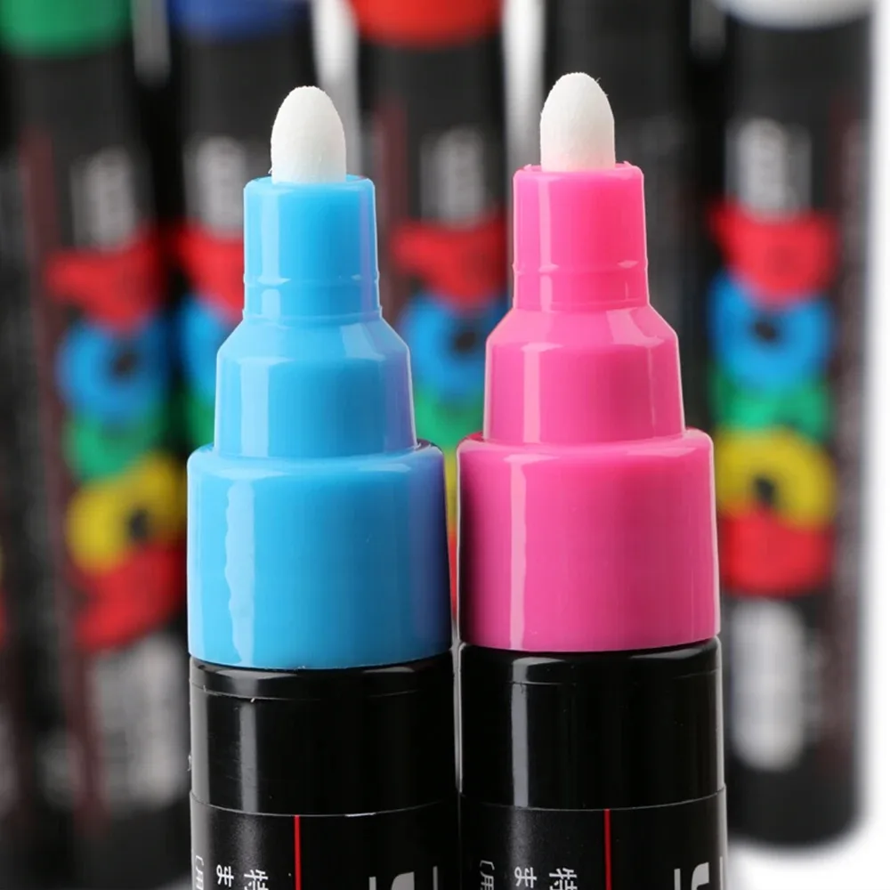 1pcs Japan Uni POSCA Marking Pen PC-5M Acrylic POP Poster Graffiti Painting 1.8-2.5mm Quick Drying Waterproof Art Supplies 5