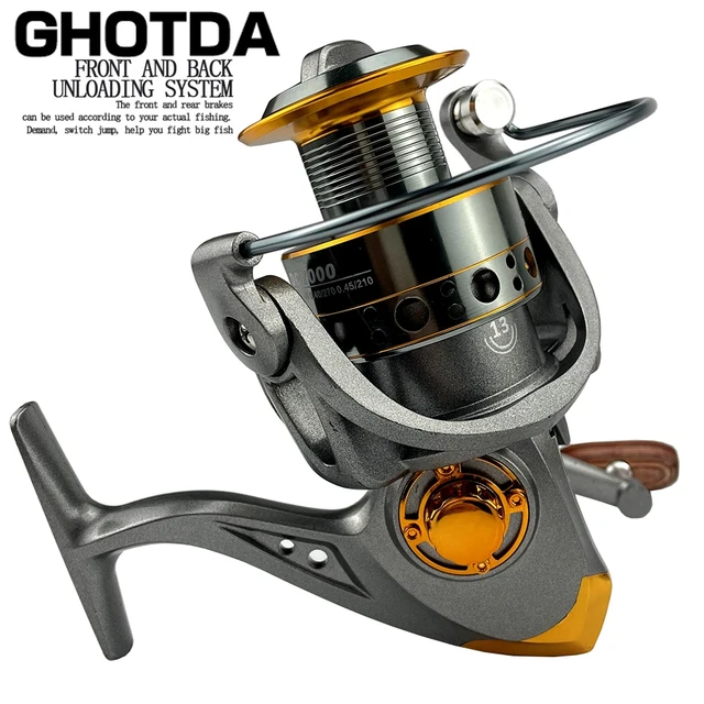 Fishing Reel 1000-7000 Metal Spool 5.2:1 High Speed Spinning Reel Carp Fishing  Saltwater Reel