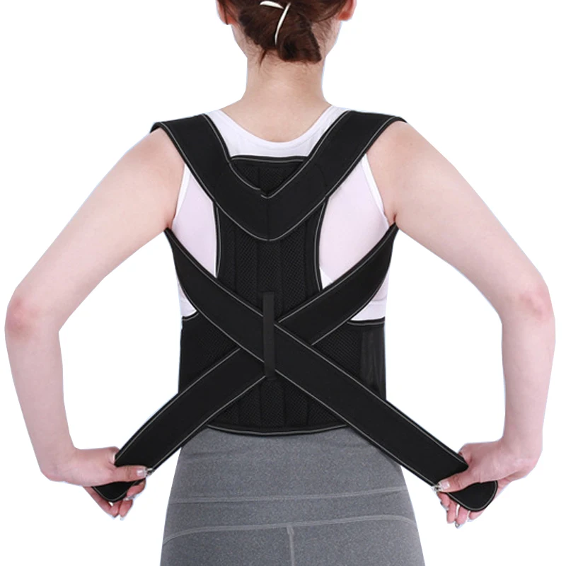

XS-XXL Magnetic Bone Shoulder Back Brace Spine Scoliosis Care Orthopedic Support Poor Posture Correction Belt Student Women Men