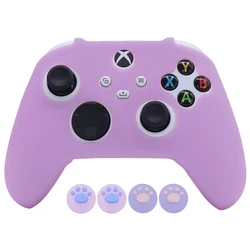 Silicone Protective Gamepad Skin Cover - Non-Slip Grip Accessory (Purple)