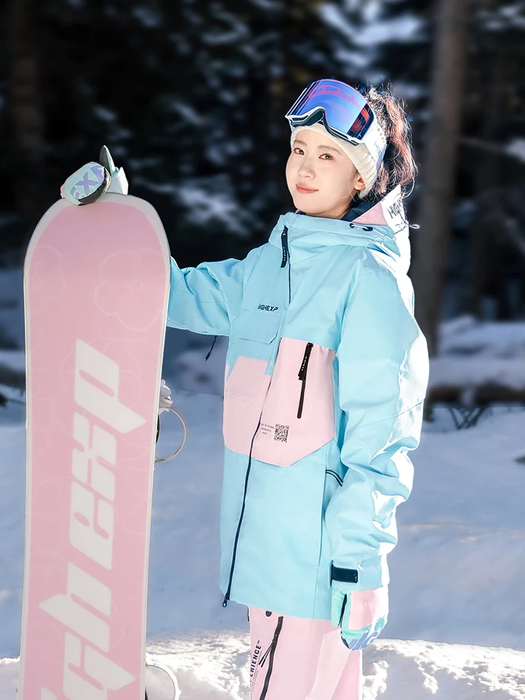 Winter Ski Suit Snowboard Ski Suit Women&rsquo;s and Men&rsquo;s Waterproof Warm Thickened Professional Ski Jacket