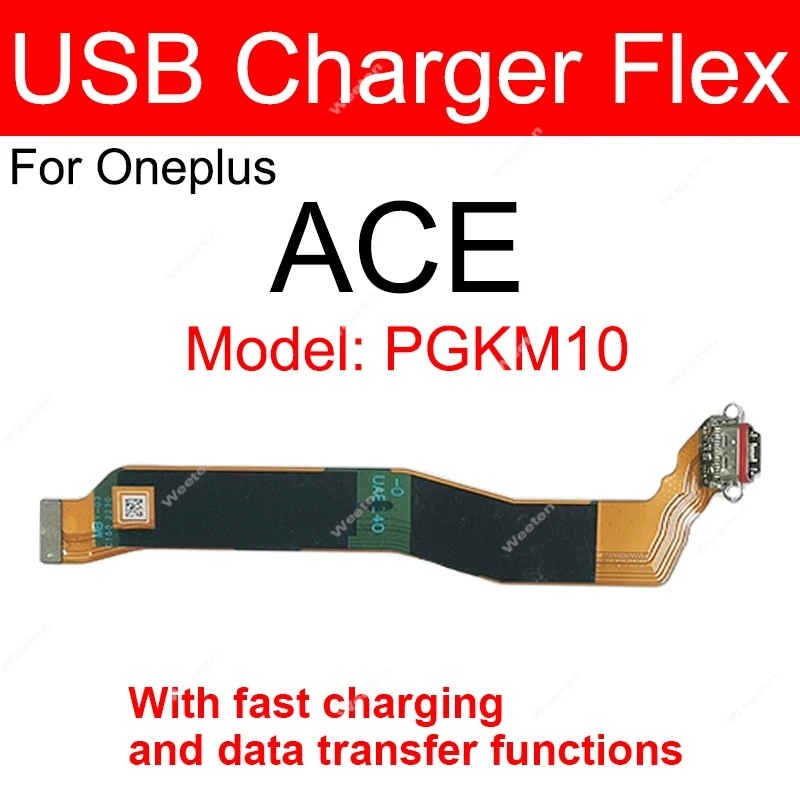 OnePlus Ace Series USB Charging Dock Flex Cable Charger Port Connector Parts