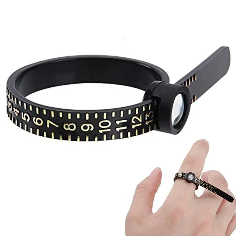 Finger Size Measurement Circle Measuring Tape Size Finger Circumference Measurement Soft Ruler Measuring Ring Jewelry Accessory tape measure