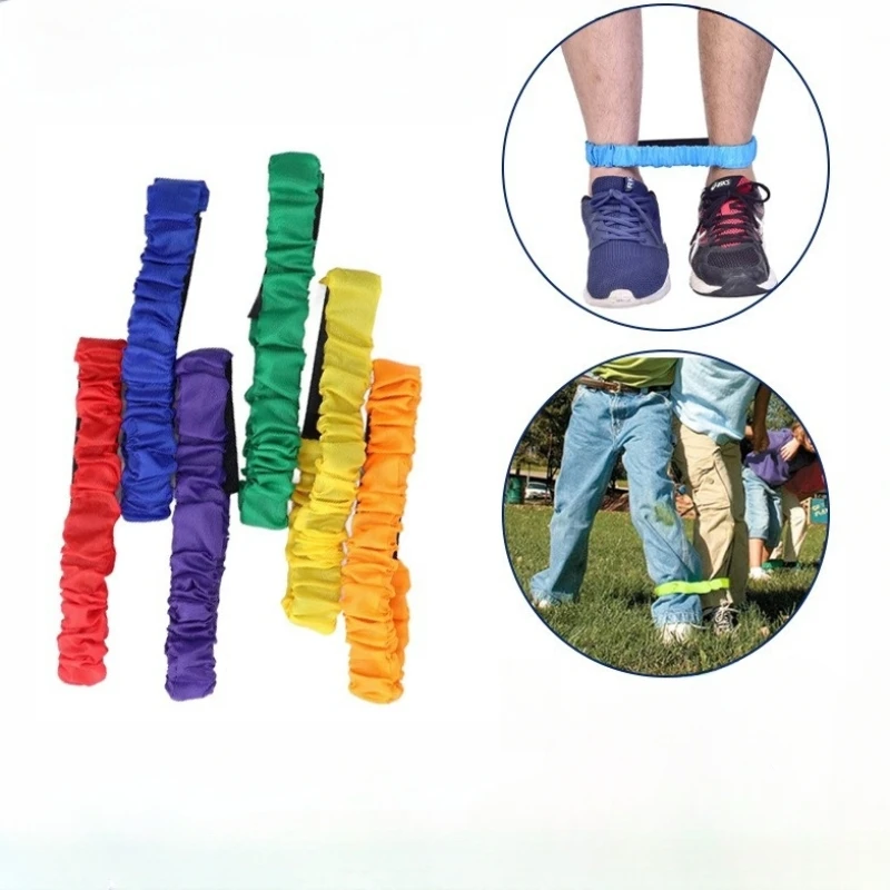 

Two-person Three-legged Rope Tied Foot Running Game Competition Sport Outdoor Toy Children's Parent-child Interactive Sense Game