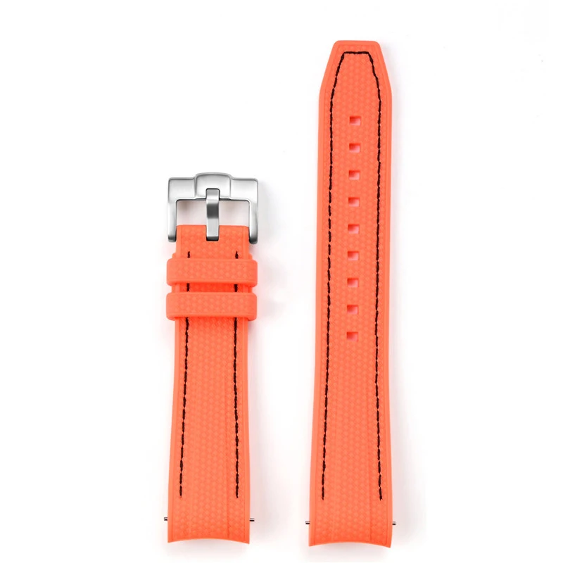 Sport Waterproof Liquid Silicone Watch Strap, Quick Release 20mm Band