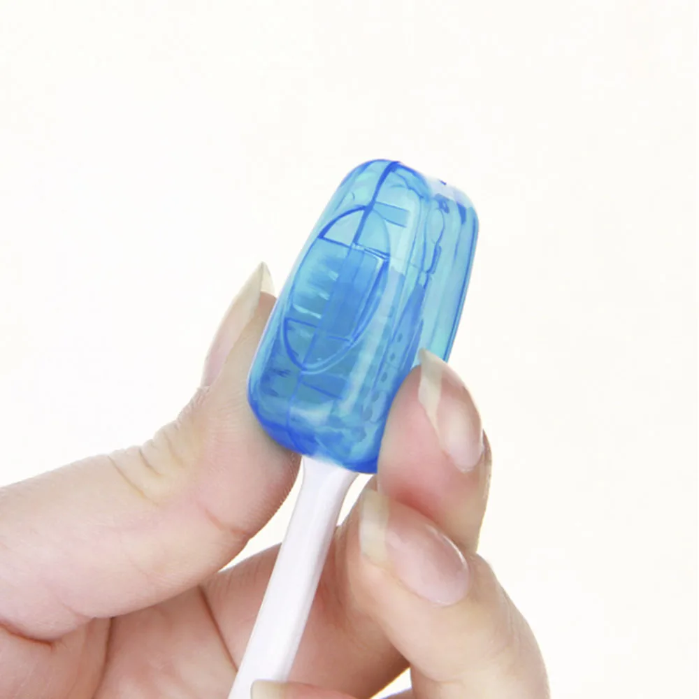 10Pcs Toothbrush Head Protector Portable Toothbrush Set Travel Wash Box