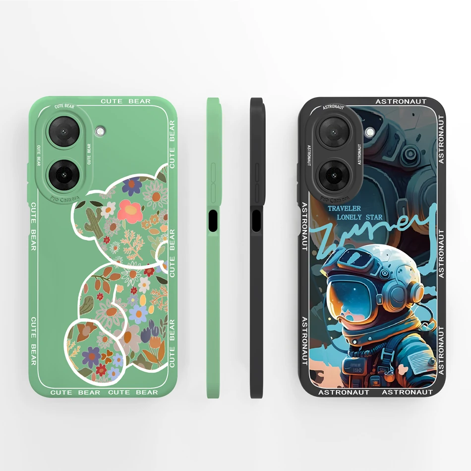 Butterfly Design Full Protection Silicone Case - Soft & Durable Phone Back Cover