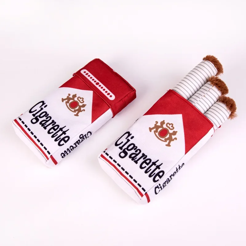 Creative Cigarette Interactive Giggles Dog Toys Funny Plush Chewing Toy with Squeaking Sound Dog Toy Cigaret Box Good Pet Gifts 4