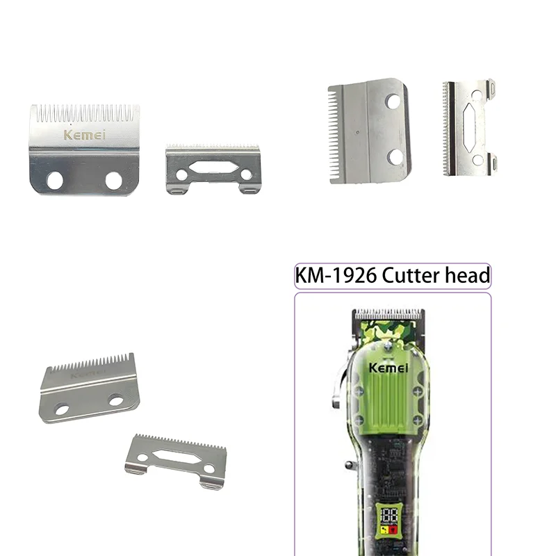 Kemei KM-1926 Barber Scissor Accessories Blade Factory Direct Sales Original Genuine Reuse barber shop accesorios  salon masterxu i2c c245 tips 939 sk 030 029 931 784 912 951 soldering iron curve sharp blade head for jbc original t245 handle station