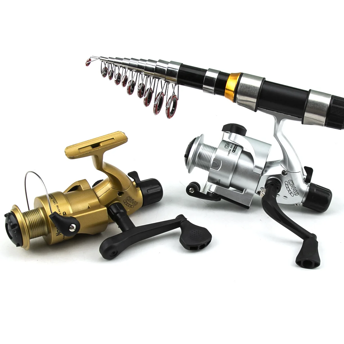 Portable Sea Fishing Kit with Rod, Reel, Hooks & Line 6