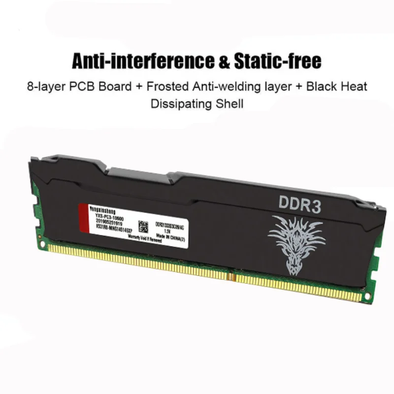 4GB 8GB 1333 1600 MHz DDR3 RAM Desktop Memory DIMM NON ECC 1.5V RAM memoria rams desktop ram memory desktop memory