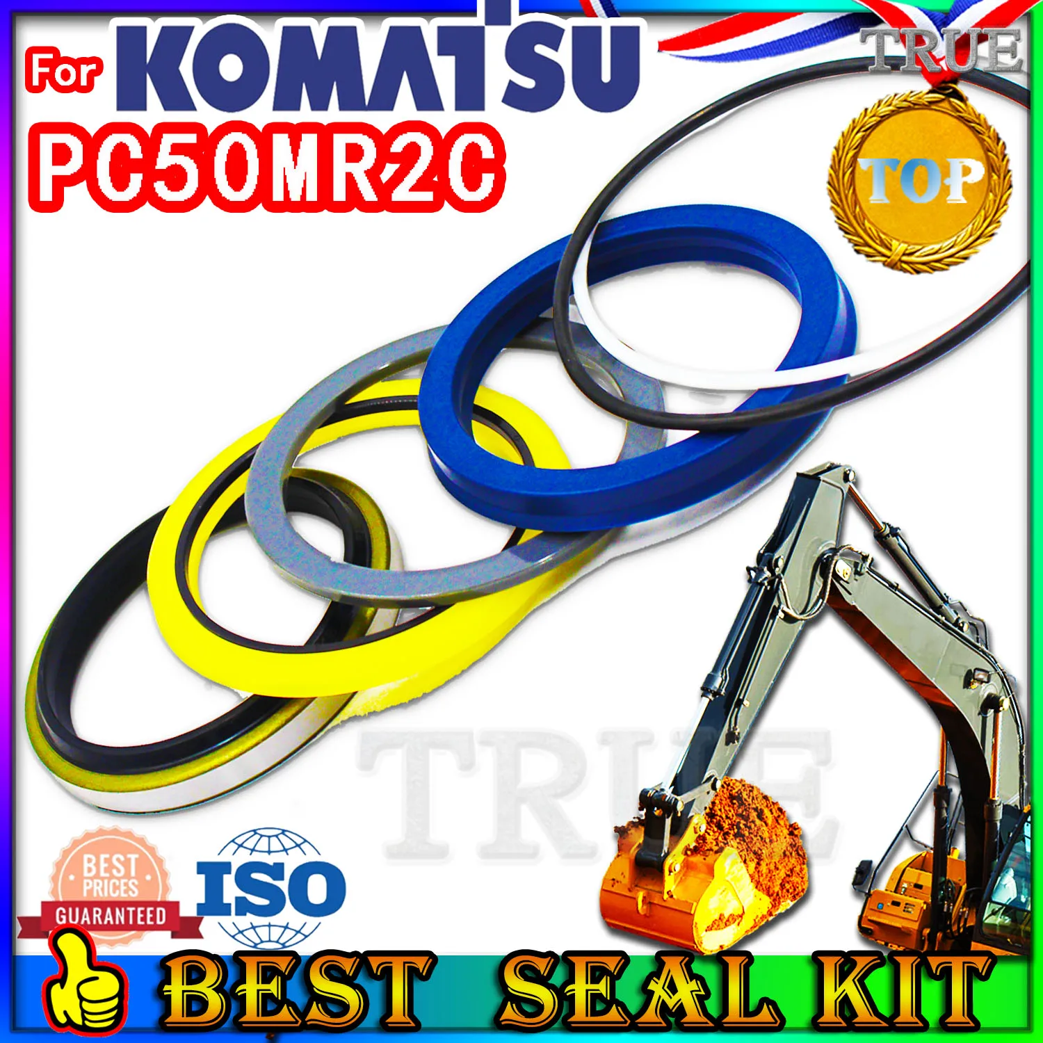 

For KOMATSU PC50MR2C Oil Seal Repair Kit Boom Arm Bucket Excavator Hydraulic Cylinder Heavy Master Excavating Machinery Floating