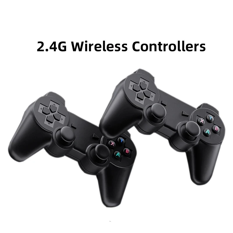Retro Video Game Box X9 2.4G Wireless 4K HD Output 1920*1200 S905 Over 60 Simulators Gaming Box 3D PS1 PSP for Kids Gift
