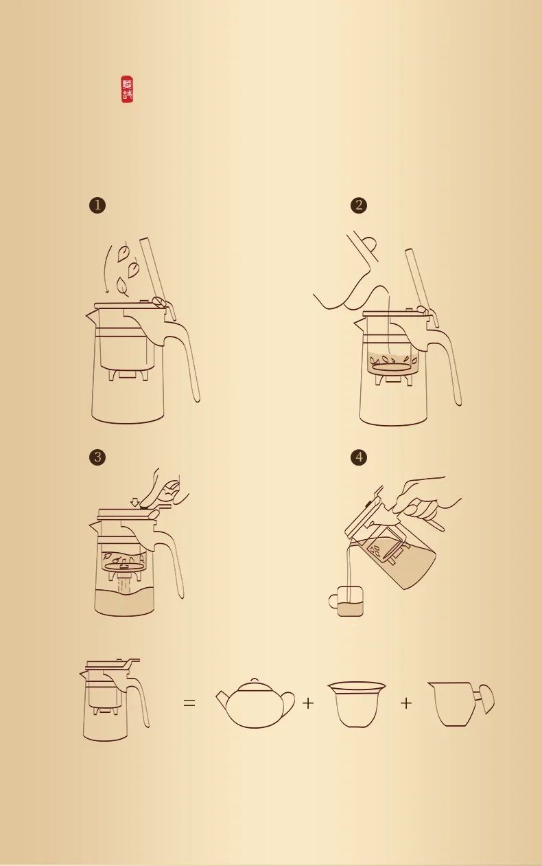 Teapot With Infuser Thickened Glass Heated Resistant Tea Pot One-button Filtering Tea Separation Kettle Tea Coffee Maker Teapot With Infuser Thickened Glass Heated Resistant Tea Pot One-button Filtering Tea Separation Kettle Tea Coffee Maker