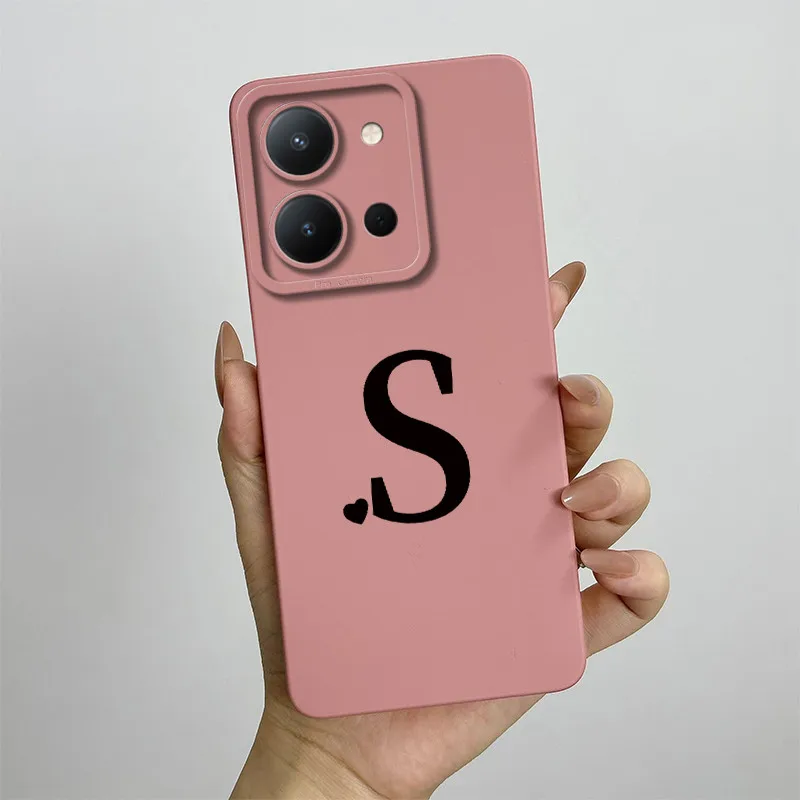 Cute Letters Square Shockproof Back Cover s - Stylish and Durable Phone Case