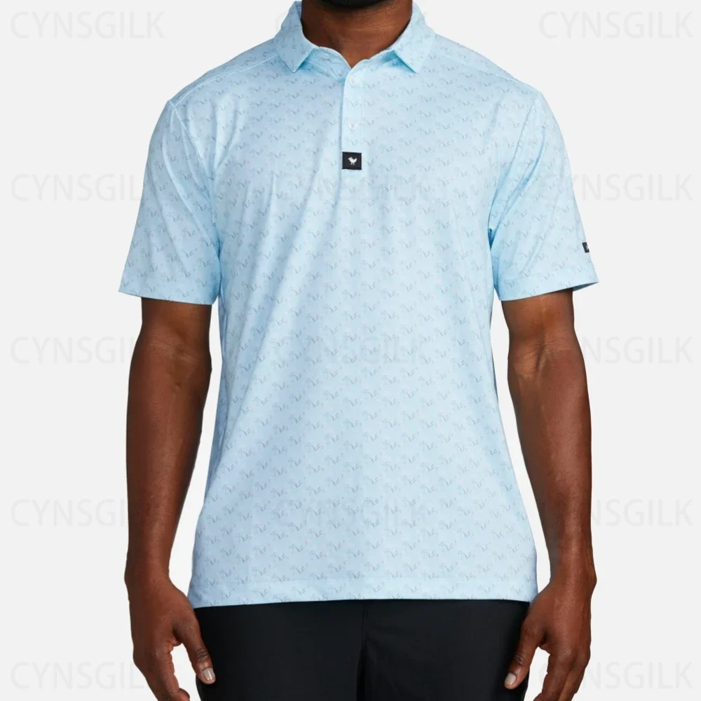 Golf Shirt Men higher quality Short Sleeves Sports Shirts Short Golf wear golf clothing Polo Shirt Golf Trainning