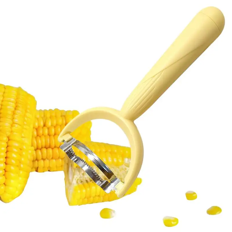 

Corn Peeler Stainless Steel Corn Kernel Remover And Cob Stripper Multifunctional Kitchen Grips Corn Thresher From The Cob