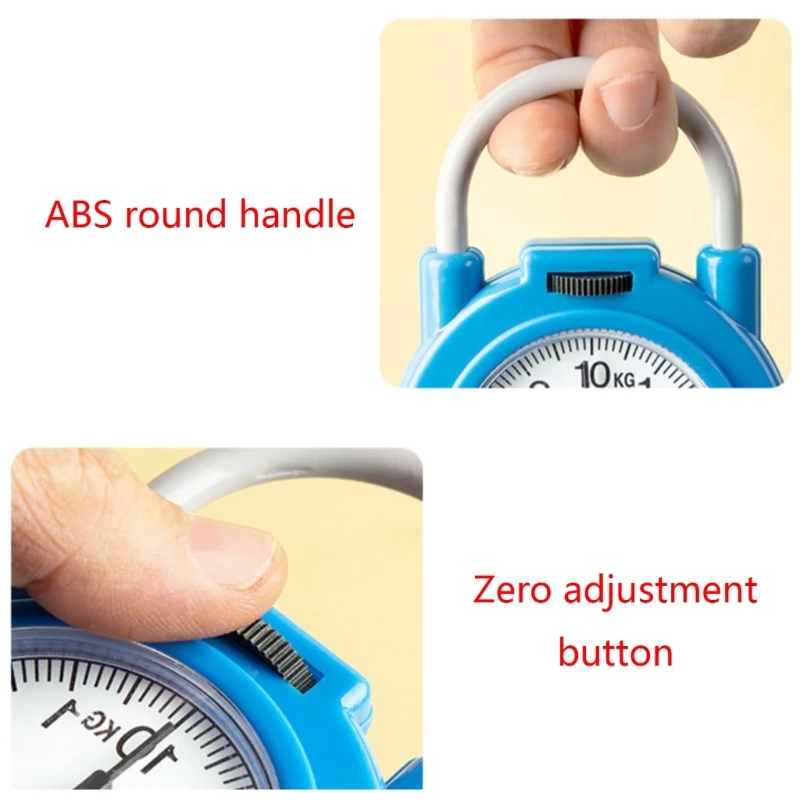 10kg Portable Mechanical Scale Hanging/Fish/Luggages/Kitchen Scale Hanging Hook Multi-Purpose for Household portable scale