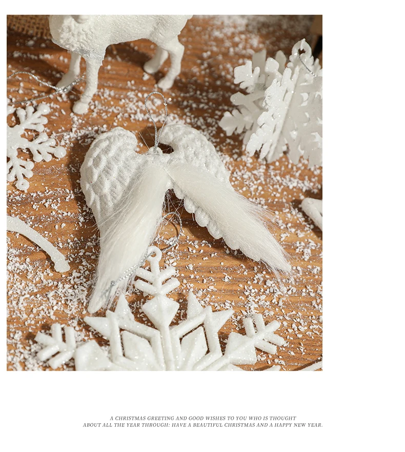 16 Flocons De Neige Pailletés à Suspendre 10cm - Décoration Noël Sapin, Mariage, Hiver - 5