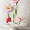 125 Pcs Rose Gold Vase Filled with Pearls Beads Decorations Abs Vases Decorative for 5