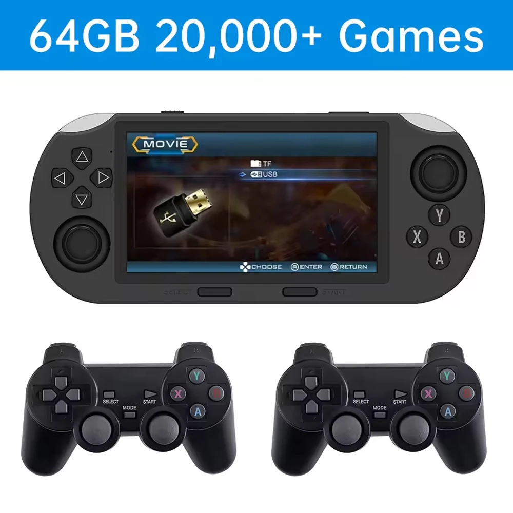 SF3000 IPS 4.5インチゲーム　2箱セット　新品 SF3000 ポータブルハンドヘルドゲームコンソール 4.5 インチ IPS