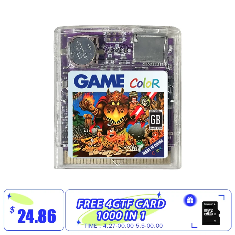 

Картридж игровой для Game Boy, 1000 + в 1, с картой TF