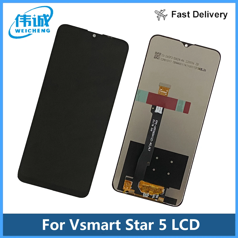 

ЖК-дисплей для VSMART Star 5, сенсорный экран, сенсорный датчик, дигитайзер в сборе для VSMART Star5, ЖК-дисплей, панель, стекло, полный ЖК-экран