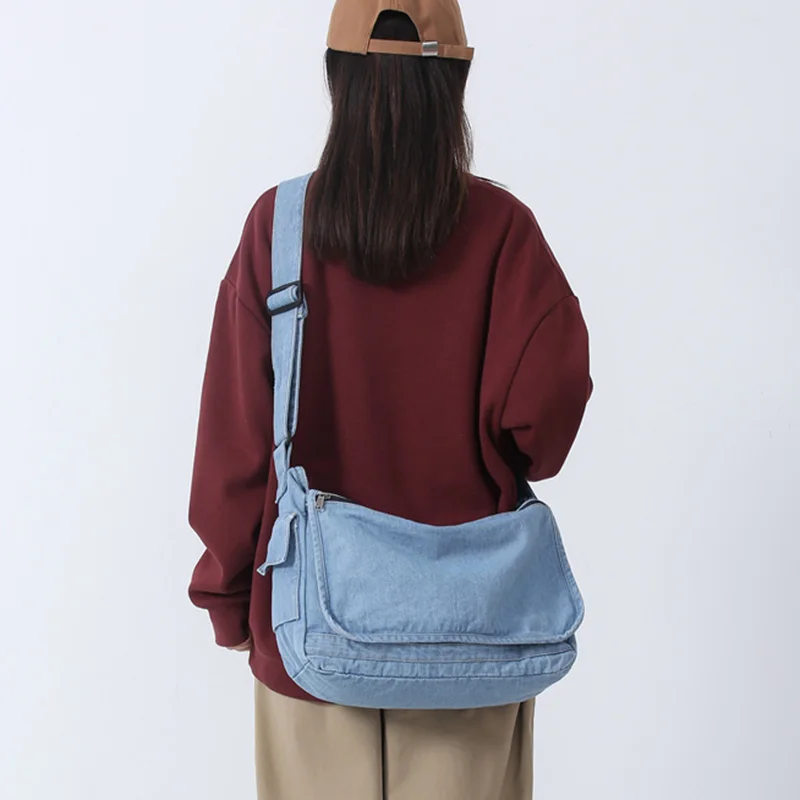 HOCODO Multi Pockets Messenger Bag Large Capacity Girl Shoulder Bags