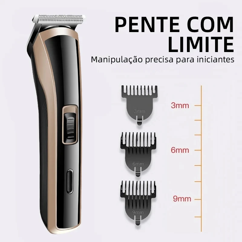 Kemei KM-418 Waterproof Hair Clipper Rechargeable Electric Barber Trimmer Professional Cordless Hair Cutting Machine For Men hair clipper,hair trimmer