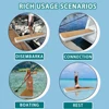 Portable Inflatable Air Dock Water Platform Swim Dock Mat Inflatable Floating Gangway Platform For Yacht Boat Pool Beach Ocean 3