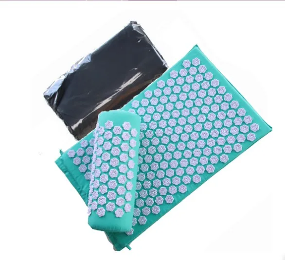 Lotus Massage Yoga Mat Prickly Acupressure Mat for Body Stress Relief Applicator Kuznetsov Sensi Foot Massage
