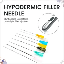 Factory Disposable Blunt-tip Cannula 14G 22G 23G 25G 27G 18G 30G 50mm 70mm Blunt Fine Micro Body Piercing Needles Cannula Syring