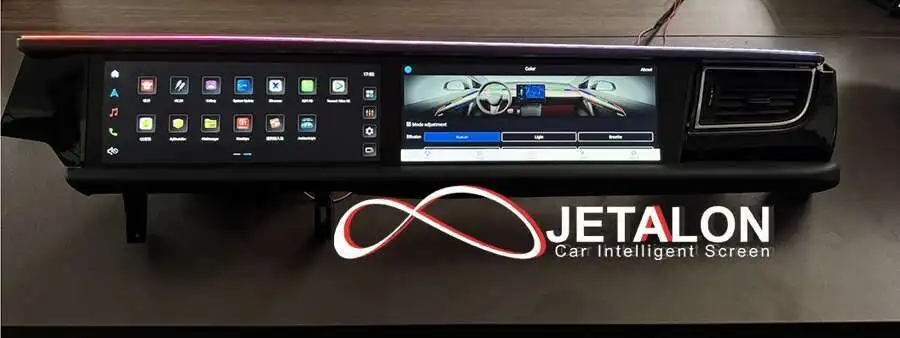 12.3+12.3inch Dual Android Screen For Porsche Macan 2011-2017 2din Car GPS Multi