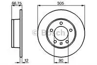 

986478970 rear brake mirror (disc) MASTER II MOVANO/2.5DCI/2.5DCI/