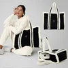 AL Goddess Yoga Winterfun Tote Bag Daily Large Capacity Shoulder Bag Zipper Pocket Magnetic Seal Detachable Travel Storage Bag 2