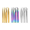 1 Pcs Eyelashes Tweezers Stainless Steel Superhard Tweezers High Precision Anti-static Tweezers for Eyelash Extensions 1