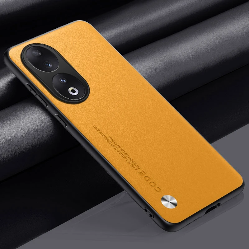 thumbnail image 1 of Luxury PU Leather Case For Honor 90 70 50 Lite Back Cover Matte Silicone Full Protection Phone Case For Honor 90 Lite Honor90, 1 of 5