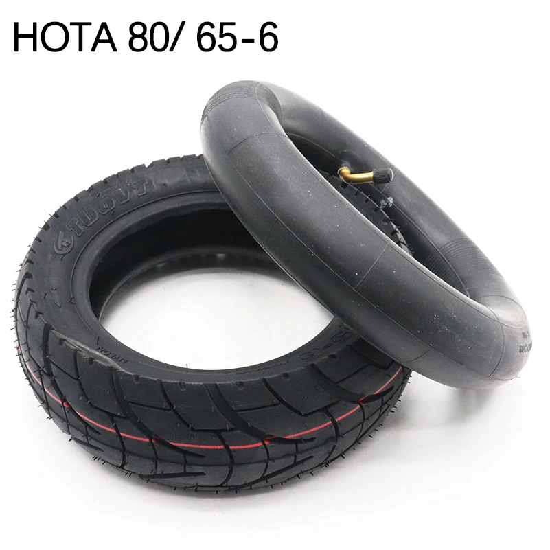 High quality tyre 80/65-6 outer tire Inner tube HOTA rubber wheel 10 Inch Tire for Zero electric scooter