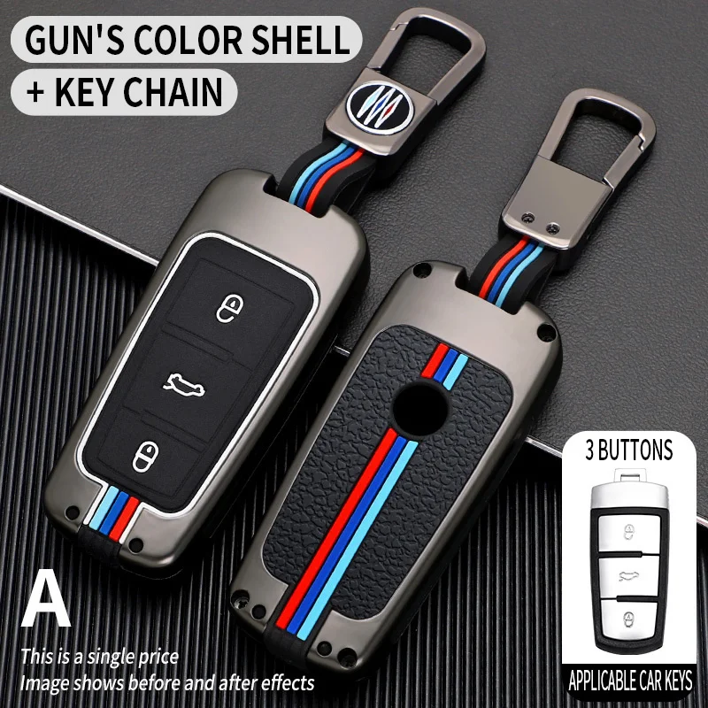 3 Buttons Car Key Case Cover For Vw Volkswagen CC Passat B8 Magtan B7