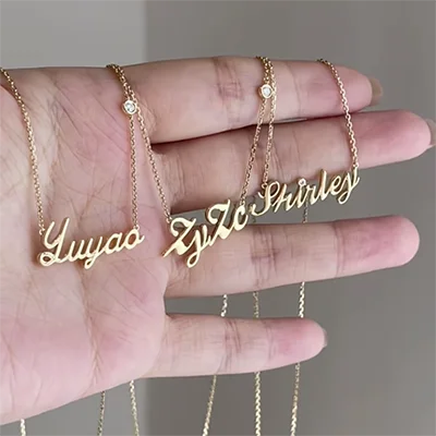 

Цепочка с кулоном из муассанита BOEYCJR S925 10K 14K 18K PT950