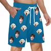 Custom Face Pajama Shorts,Personalized Photo Pajama Shorts,Custom Pet Dog Cat Face Pajama Shorts,Face on Pajama,Christmas Gift 4