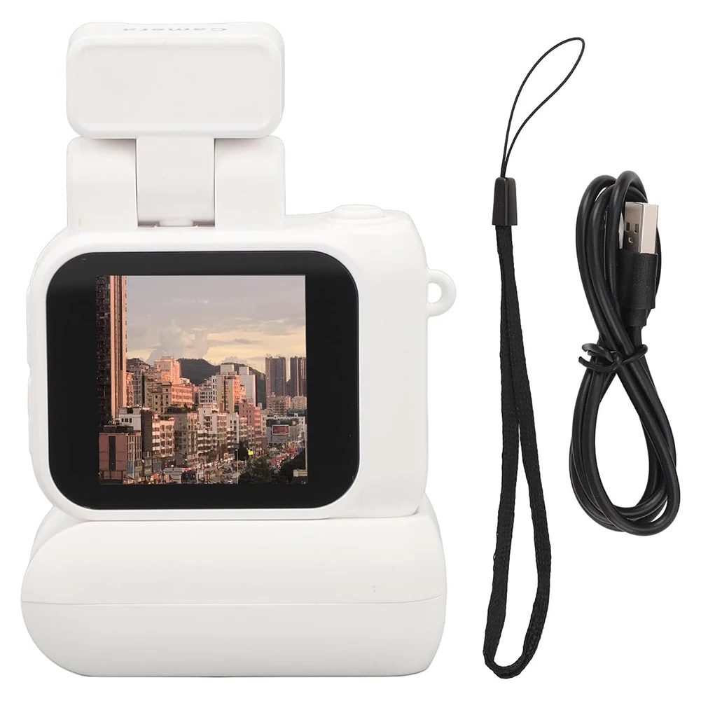 Mini Camera with Screen HD 1080p Retro Ultra Compact Camera with Flash Lamp and Battery Dock Digital Camera Small Camera