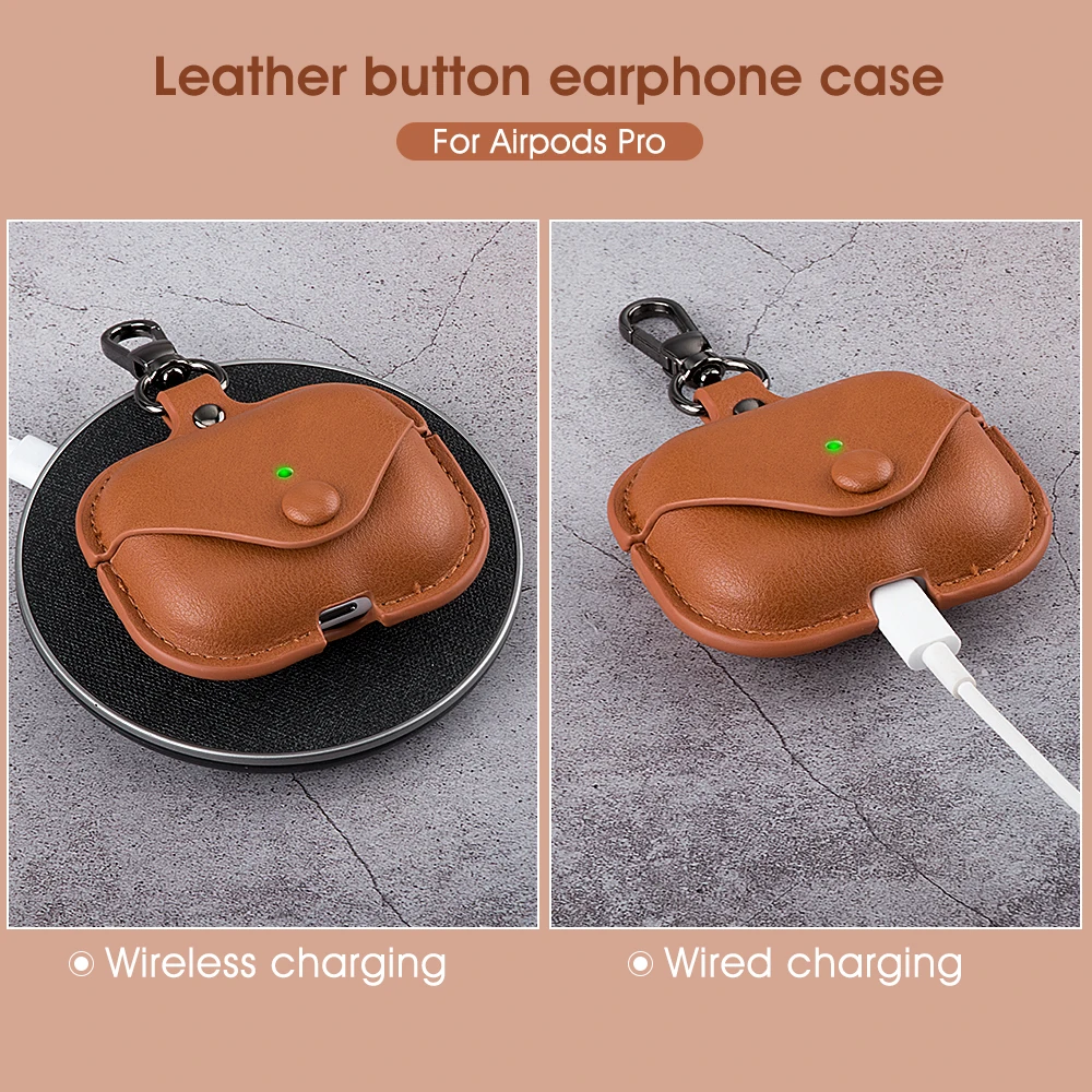 Big Brand Bag Leather for Airpods PRO Case Leather Shell 3 2 1 Generation  Apple Wireless Earphone Case Protective Case - China for Airpods Case and  Case for Airpod Cover price