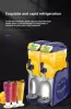 ZK Snow Melter Commercial Automatic Double Cylinder Slush Machine Cold Drinking Machine 5