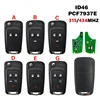 CN014058 2/3/4/5 Button 315/434MHz ID46 Chip Remote Car Key For Malibu Cruze Aveo Spark Sail Opel Vauxhall 1