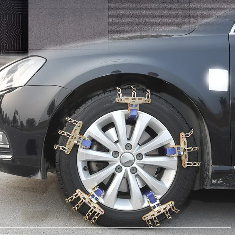 Car Tire Chains 8 Piece For Off Road Vehicles SUV