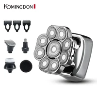 Xiaomi Komingdon 5 in 1 9D Floating Blades Razor Mens Grooming Kit Multifunction Beard Trimmer Rechargeable Electric Shaver 1