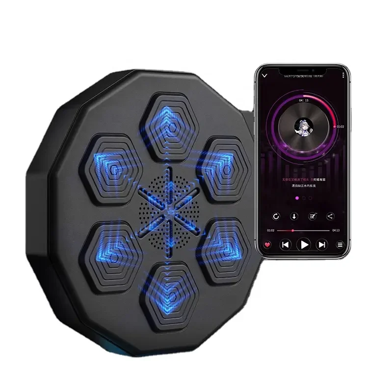 

Bodybuilding indoor exercise boxing home gym fitness punching target bluetooth music boxing machine boxing wall target